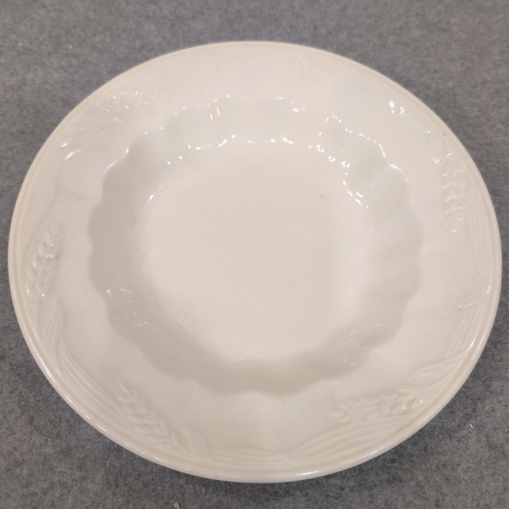 Royal Staffordshire Ironstone Wilkinson Ltd England Wheat Embossed Soup Bowl